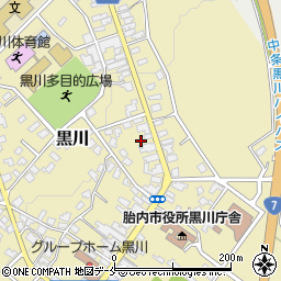 新潟県胎内市黒川1320周辺の地図