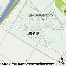 新潟県胎内市鴻ノ巣2403周辺の地図