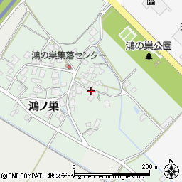 新潟県胎内市鴻ノ巣810周辺の地図
