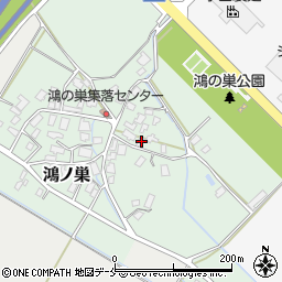 新潟県胎内市鴻ノ巣884-1周辺の地図