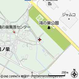 新潟県胎内市鴻ノ巣668周辺の地図