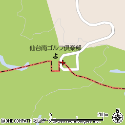 仙台南ゴルフ倶楽部周辺の地図