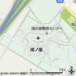 新潟県胎内市鴻ノ巣2387周辺の地図