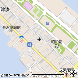 両津湊郵便局 ＡＴＭ周辺の地図
