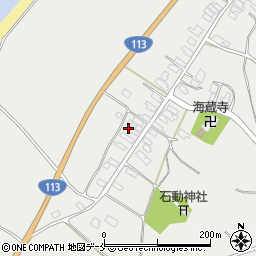 新潟県胎内市中村浜1114周辺の地図