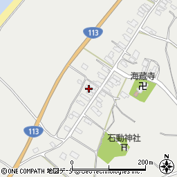 新潟県胎内市中村浜1115周辺の地図