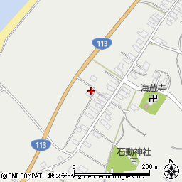 新潟県胎内市中村浜1085周辺の地図