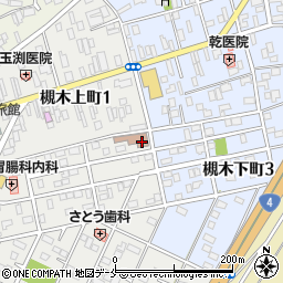 槻木郵便局周辺の地図
