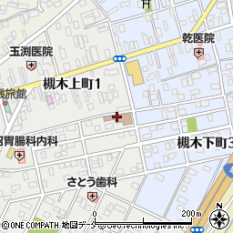 槻木郵便局周辺の地図