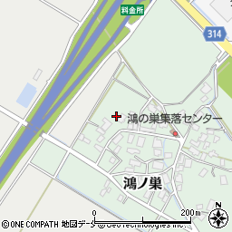 新潟県胎内市鴻ノ巣2220周辺の地図