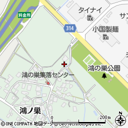 新潟県胎内市鴻ノ巣1135周辺の地図