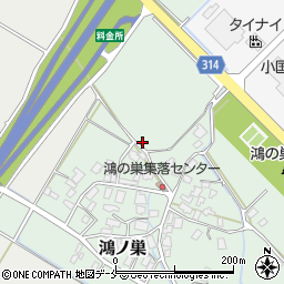 新潟県胎内市鴻ノ巣1007周辺の地図