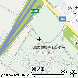 新潟県胎内市鴻ノ巣2242周辺の地図