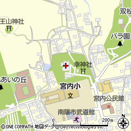 熊野大社周辺の地図