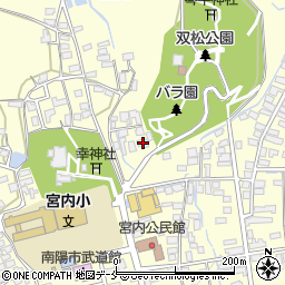 山形県南陽市宮内3649-5周辺の地図