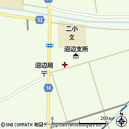 宮城県柴田郡村田町沼辺学校前周辺の地図