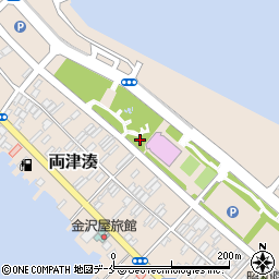 新潟県佐渡市両津湊周辺の地図