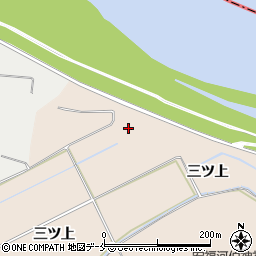 宮城県亘理町（亘理郡）逢隈田沢（三ツ上）周辺の地図