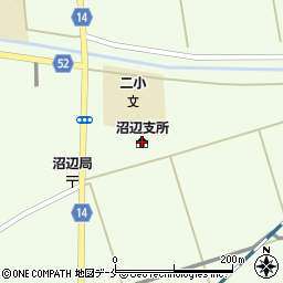 村田町沼辺支所周辺の地図