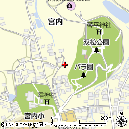 山形県南陽市宮内3656周辺の地図