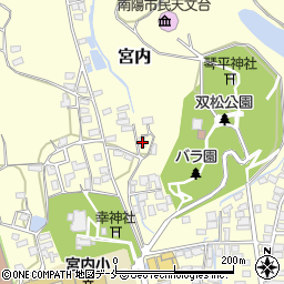 山形県南陽市宮内3657周辺の地図