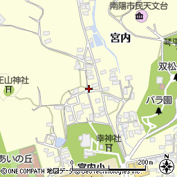 山形県南陽市宮内3688-5周辺の地図