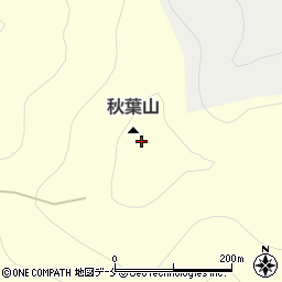 秋葉山周辺の地図