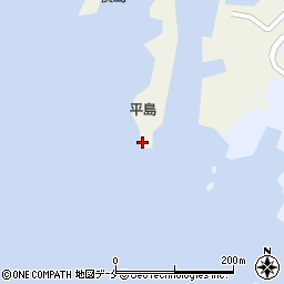 姫津港灯台周辺の地図