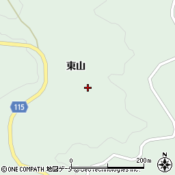 宮城県刈田郡蔵王町矢附東山74周辺の地図