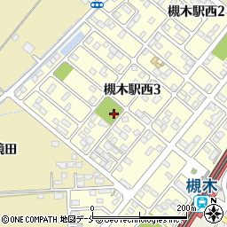 槻木駅西1号公園周辺の地図