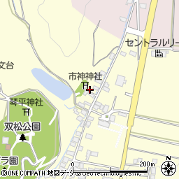 市神講社周辺の地図