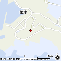 新潟県佐渡市姫津344周辺の地図