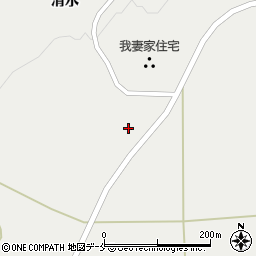 宮城県刈田郡蔵王町曲竹清水79周辺の地図