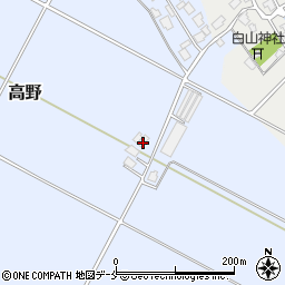 新潟県胎内市高野584周辺の地図