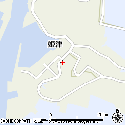 新潟県佐渡市姫津323周辺の地図