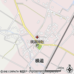 新潟県胎内市横道350周辺の地図
