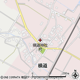 新潟県胎内市横道350周辺の地図