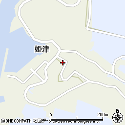 新潟県佐渡市姫津287周辺の地図