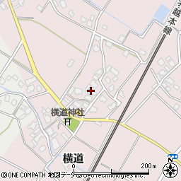 新潟県胎内市横道464-1周辺の地図