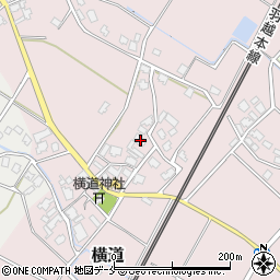 新潟県胎内市横道464周辺の地図