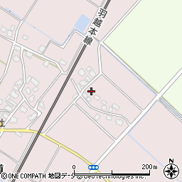 新潟県胎内市横道101周辺の地図