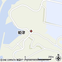 新潟県佐渡市姫津217周辺の地図