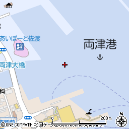 両津港周辺の地図