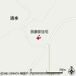 宮城県刈田郡蔵王町曲竹薬師前周辺の地図