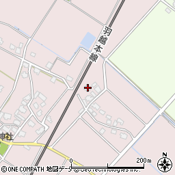 新潟県胎内市横道114周辺の地図