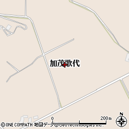 新潟県佐渡市加茂歌代周辺の地図