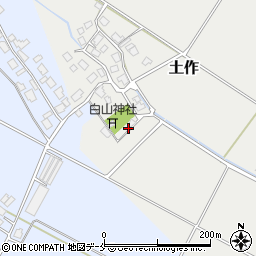 新潟県胎内市土作78周辺の地図