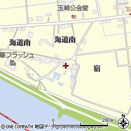 岩沼市役所　玉崎浄水場周辺の地図