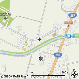 山形県長井市泉1102周辺の地図