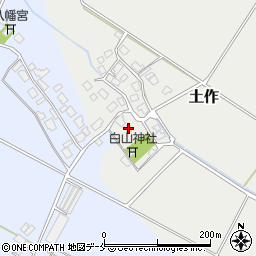 新潟県胎内市土作495周辺の地図